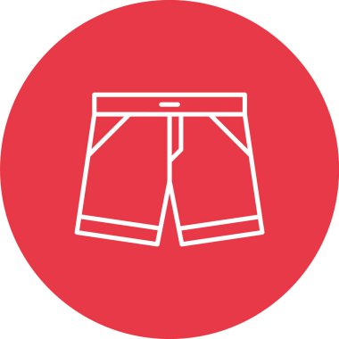 Şort, uygun, mayo ikon vektör görüntüsü. Yaz & Tatilleri için kullanılabilir. Mobil uygulamalar, web uygulamaları ve yazdırma ortamları için elverişli.