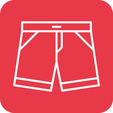 Şort, uygun, mayo ikon vektör görüntüsü. Yaz & Tatilleri için kullanılabilir. Mobil uygulamalar, web uygulamaları ve yazdırma ortamları için elverişli.