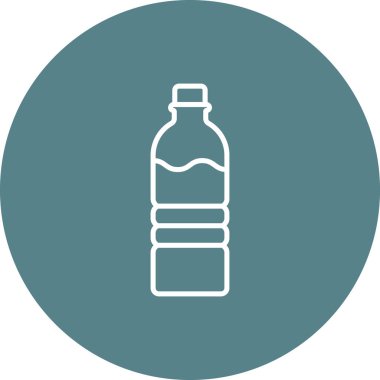 Su Şişe Simgesi vektör görüntüsü. Yaz & Tatilleri için kullanılabilir. Mobil uygulamalar, web uygulamaları ve yazdırma ortamları için elverişli.