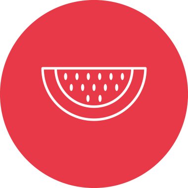 Karpuz, meyve, meyve suyu ikonu vektör görüntüsü. Yaz & Tatilleri için kullanılabilir. Mobil uygulamalar, web uygulamaları ve yazdırma ortamları için elverişli.