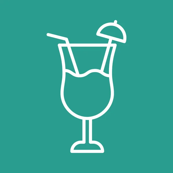 Bebida Verão Imagem Vetor Coquetel Pode Ser Usado Para Verão —  Vetores de Stock