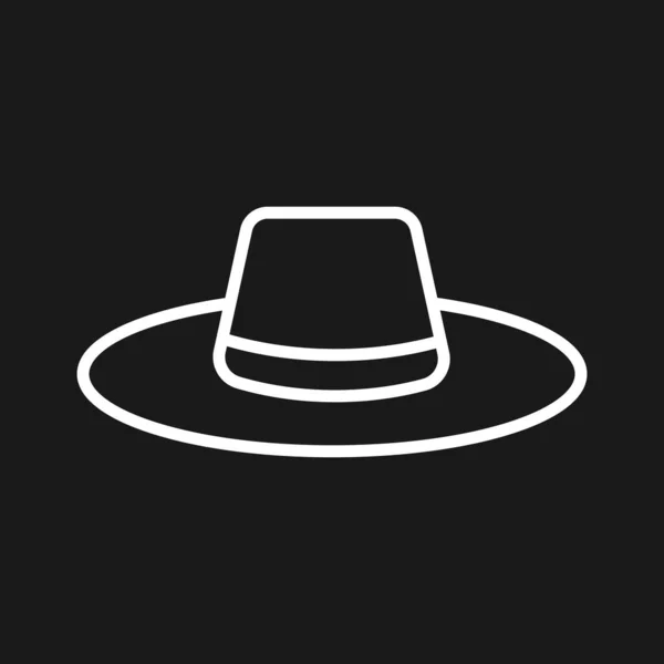 Chapeau Plage Cap Icon Image Vectorielle Peut Être Utilisé Pour — Image vectorielle