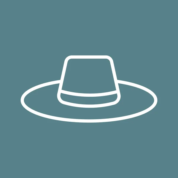 Chapeau Plage Cap Icon Image Vectorielle Peut Être Utilisé Pour — Image vectorielle