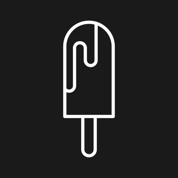 Imagem Vetorial Ice Cream Icon Pode Ser Usado Para Verão —  Vetores de Stock