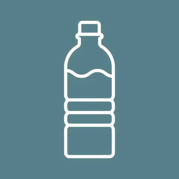 Waterfles Pictogram Vector Afbeelding Kan Gebruikt Worden Voor Zomer Vakantie — Stockvector