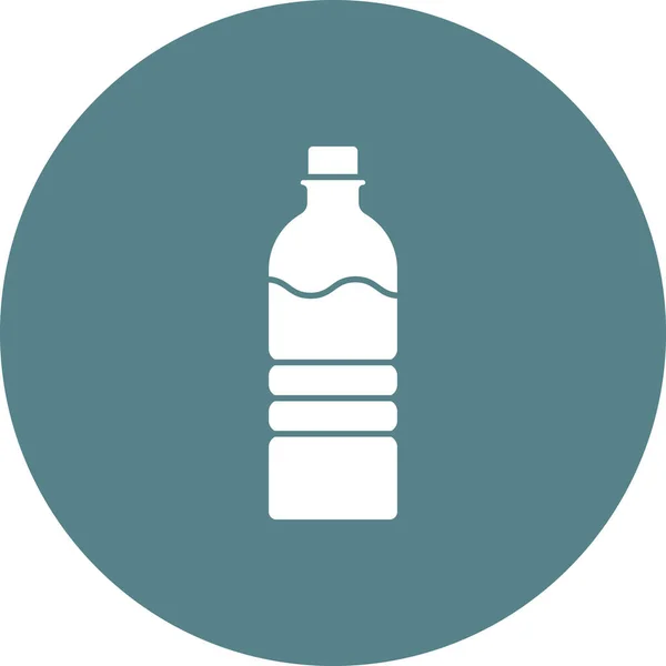 Wasserflaschen Icon Vektorbild Kann Für Sommer Ferien Verwendet Werden Geeignet — Stockvektor