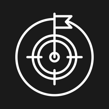 Hedef al, amaç, hedef simge vektör görüntüsü. Web pazarlama için de kullanılabilir. Web uygulamalarında, mobil uygulamalarda ve yazdırma ortamlarında kullanılabilir.