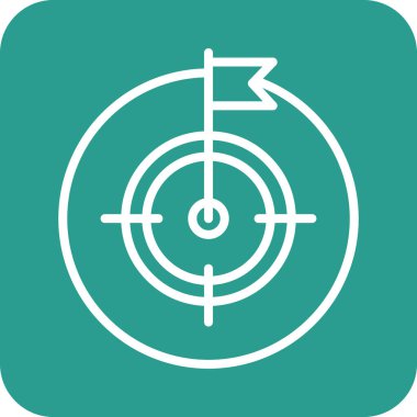 Hedef al, amaç, hedef simge vektör görüntüsü. Web pazarlama için de kullanılabilir. Web uygulamalarında, mobil uygulamalarda ve yazdırma ortamlarında kullanılabilir.