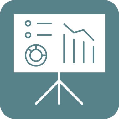 Analitik, kayıp, istatistik ikonu vektör görüntüsü. Siber güvenlik için de kullanılabilir. Web uygulamalarında, mobil uygulamalarda ve yazdırma ortamlarında kullanılabilir.