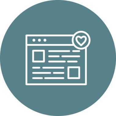 Yer imi, favori, web sayfası ikon vektör resmi. Bankacılık ve finans için de kullanılabilir. Web uygulamalarında, mobil uygulamalarda ve yazdırma ortamlarında kullanılabilir.