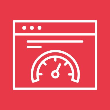 Tarayıcı, hız, gösterge paneli ikon vektör resmi. Bankacılık ve finans için de kullanılabilir. Web uygulamalarında, mobil uygulamalarda ve yazdırma ortamlarında kullanılabilir.