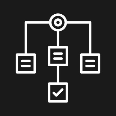 Tamamdır, uygulama, iş akışı ikon vektör görüntüsü. Siber güvenlik için de kullanılabilir. Web uygulamalarında, mobil uygulamalarda ve yazdırma ortamlarında kullanılabilir.