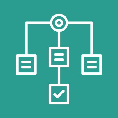 Tamamdır, uygulama, iş akışı ikon vektör görüntüsü. Siber güvenlik için de kullanılabilir. Web uygulamalarında, mobil uygulamalarda ve yazdırma ortamlarında kullanılabilir.