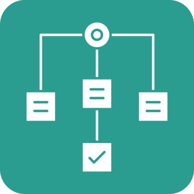 Tamamdır, uygulama, iş akışı ikon vektör görüntüsü. Siber güvenlik için de kullanılabilir. Web uygulamalarında, mobil uygulamalarda ve yazdırma ortamlarında kullanılabilir.