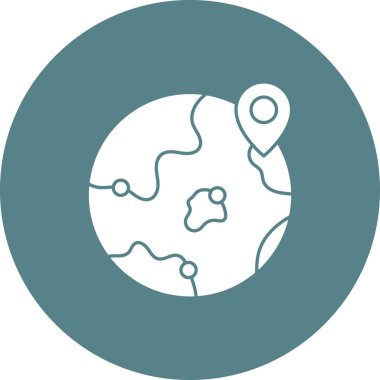 Uluslararası Seo, yerel ikon vektör görüntüsü. Web pazarlama için de kullanılabilir. Web uygulamalarında, mobil uygulamalarda ve yazdırma ortamlarında kullanılabilir.