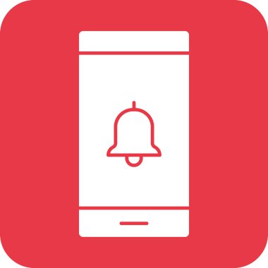 Mobil, bilgilendirme, mesaj ikonu vektör görüntüsü. Siber güvenlik için de kullanılabilir. Web uygulamalarında, mobil uygulamalarda ve yazdırma ortamlarında kullanılabilir.