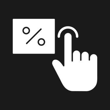 Tıklama başına ödeme, tıklama, el, tıklama, ikon vektör resmi. Web pazarlama için de kullanılabilir. Web uygulamalarında, mobil uygulamalarda ve yazdırma ortamlarında kullanılabilir.