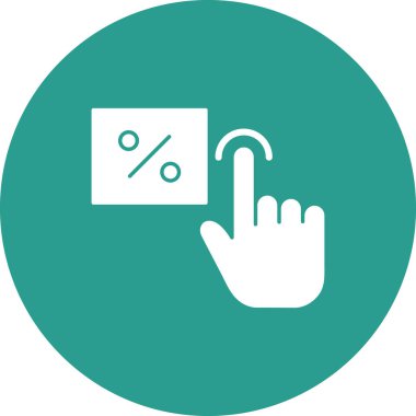 Tıklama başına ödeme, tıklama, el, tıklama, ikon vektör resmi. Web pazarlama için de kullanılabilir. Web uygulamalarında, mobil uygulamalarda ve yazdırma ortamlarında kullanılabilir.