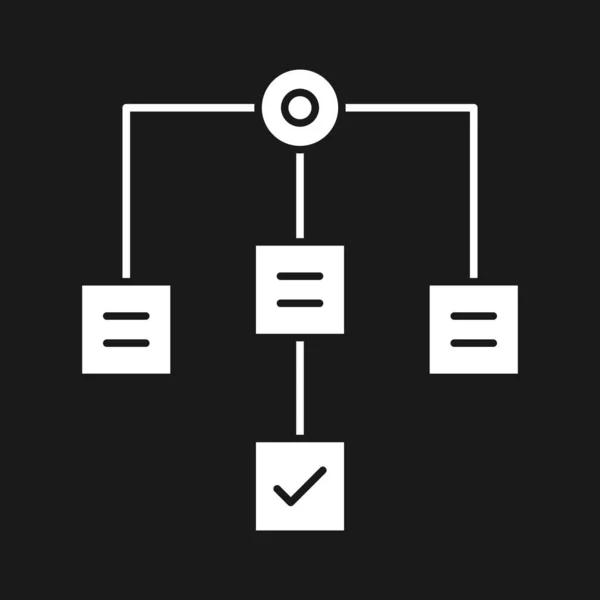 工作流图标矢量图像 也可用于网络安全 适用于网络应用 移动应用及印刷媒体 — 图库矢量图片
