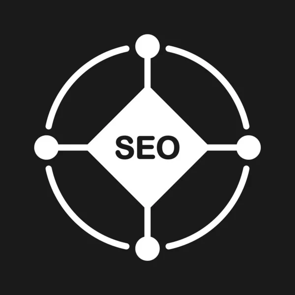 Marketing Suchmaschine Seo Icon Vektor Image Kann Auch Für Webmarketing — Stockvektor