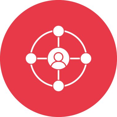 Bağlantı, pazarlama, ağ simgesi vektör görüntüsü. Seo & web için de kullanılabilir. Web uygulamalarında, mobil uygulamalarda ve yazdırma ortamlarında kullanılabilir.