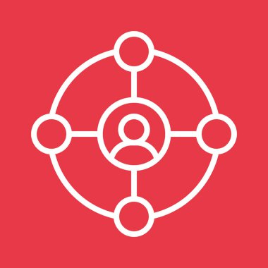 Bağlantı, pazarlama, ağ simgesi vektör görüntüsü. Seo & web için de kullanılabilir. Web uygulamalarında, mobil uygulamalarda ve yazdırma ortamlarında kullanılabilir.