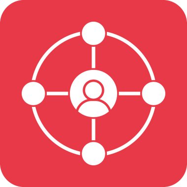 Bağlantı, pazarlama, ağ simgesi vektör görüntüsü. Seo & web için de kullanılabilir. Web uygulamalarında, mobil uygulamalarda ve yazdırma ortamlarında kullanılabilir.