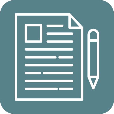 Makale, blog, blog ikonu vektör resmi. Seo & web için de kullanılabilir. Web uygulamalarında, mobil uygulamalarda ve yazdırma ortamlarında kullanılabilir.