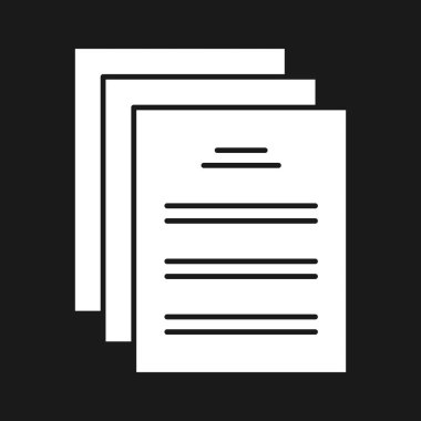 Birikmiş dosya, Proje simgesi vektör resmi. Proje yönetimi için de kullanılabilir. Web uygulamalarında, mobil uygulamalarda ve yazdırma ortamlarında kullanılabilir.