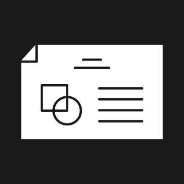 Birikmiş dosya, proje, gereksinim simgesi vektör resmi. Proje yönetimi için de kullanılabilir. Web uygulamalarında, mobil uygulamalarda ve yazdırma ortamlarında kullanılabilir.