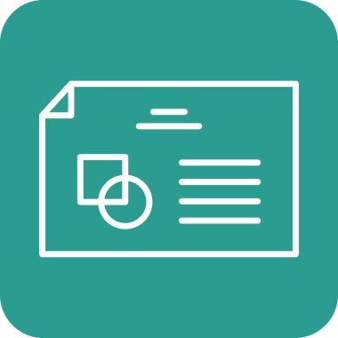 Birikmiş dosya, proje, gereksinim simgesi vektör resmi. Proje yönetimi için de kullanılabilir. Web uygulamalarında, mobil uygulamalarda ve yazdırma ortamlarında kullanılabilir.