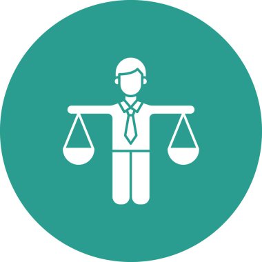 Denge, karar, ölçek, eşitlik ikonu vektör görüntüsü. Proje yönetimi için de kullanılabilir. Web uygulamalarında, mobil uygulamalarda ve yazdırma ortamlarında kullanılabilir.