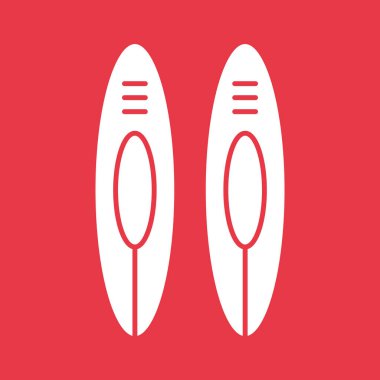 Tekneler, kano, sup paddle ikon vektör görüntüsü. Yaz & Tatilleri için kullanılabilir. Mobil uygulamalar, web uygulamaları ve yazdırma ortamları için elverişli.