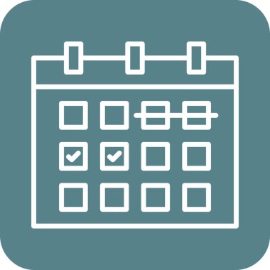 Takvim, dönüm noktası, zamanlama simgesi vektör görüntüsü. Proje yönetimi için de kullanılabilir. Web uygulamalarında, mobil uygulamalarda ve yazdırma ortamlarında kullanılabilir.