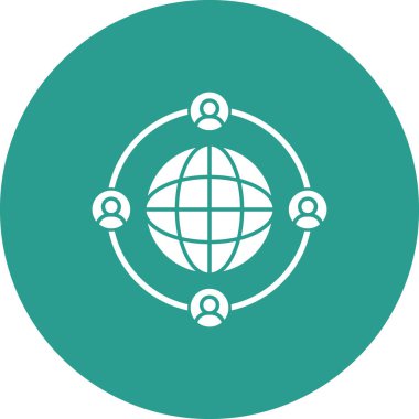 İletişim, küresel, dünya çapında ikon vektör görüntüsü. Seo & web için de kullanılabilir, web uygulamalarında, mobil uygulamalarda ve yazdırma ortamlarında da kullanılabilir.