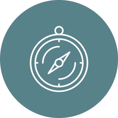 Pusula, navigasyon, ikon vektör görüntüsü. Yaz & Tatilleri için kullanılabilir. Mobil uygulamalar, web uygulamaları ve yazdırma ortamları için elverişli.