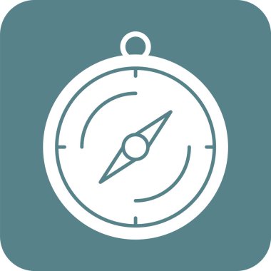 Pusula, navigasyon, ikon vektör görüntüsü. Yaz & Tatilleri için kullanılabilir. Mobil uygulamalar, web uygulamaları ve yazdırma ortamları için elverişli.