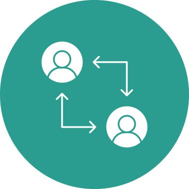 Bağlantı, Takım simgesi vektör görüntüsü. Proje yönetimi için de kullanılabilir. Web uygulamalarında, mobil uygulamalarda ve yazdırma ortamlarında kullanılabilir.