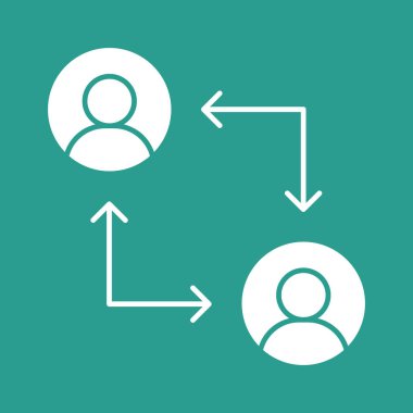 Bağlantı, Takım simgesi vektör görüntüsü. Proje yönetimi için de kullanılabilir. Web uygulamalarında, mobil uygulamalarda ve yazdırma ortamlarında kullanılabilir.