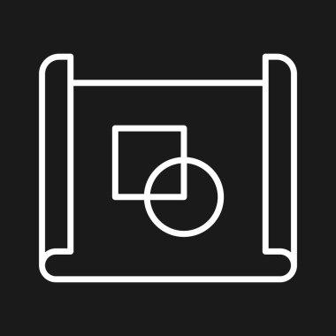 Yapım, Proje, Yönetici simgesi vektör görüntüsü. Proje yönetimi için de kullanılabilir. Web uygulamalarında, mobil uygulamalarda ve yazdırma ortamlarında kullanılabilir.