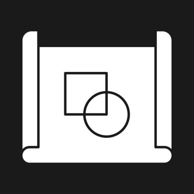 Yapım, Proje, Yönetici simgesi vektör görüntüsü. Proje yönetimi için de kullanılabilir. Web uygulamalarında, mobil uygulamalarda ve yazdırma ortamlarında kullanılabilir.