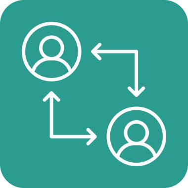 Bağlantı, Takım simgesi vektör görüntüsü. Proje yönetimi için de kullanılabilir. Web uygulamalarında, mobil uygulamalarda ve yazdırma ortamlarında kullanılabilir.