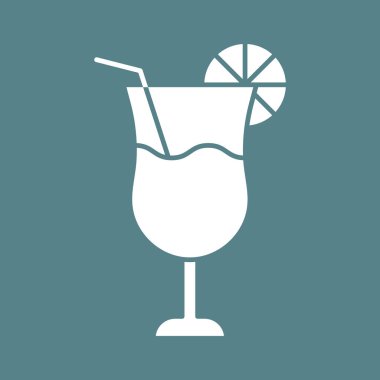 İçki, yaz, limonata ikon vektör görüntüsü. Yaz & Tatilleri için kullanılabilir. Mobil uygulamalar, web uygulamaları ve yazdırma ortamları için elverişli.