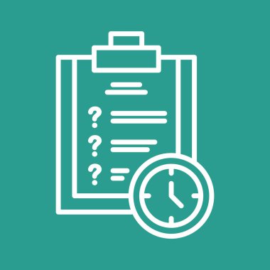 Tahmini, son teslim tarihi, gereksinim simgesi vektör görüntüsü. Proje yönetimi için de kullanılabilir. Web uygulamalarında, mobil uygulamalarda ve yazdırma ortamlarında kullanılabilir.