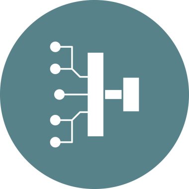 Huni, proje planlaması, kargaşa, iş akışı ikon vektör görüntüsü. Proje yönetimi için de kullanılabilir. Web uygulamalarında, mobil uygulamalarda ve yazdırma ortamlarında kullanılabilir.