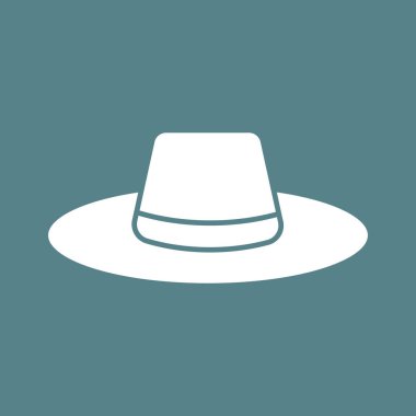 Şapka, plaj, ikon vektör görüntüsü. Yaz & Tatilleri için kullanılabilir. Mobil uygulamalar, web uygulamaları ve yazdırma ortamları için elverişli.