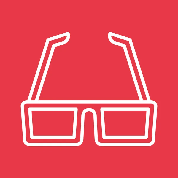 Brýle Brýle Vektorový Obraz Ikony Pláže Lze Použít Pro Letní — Stockový vektor
