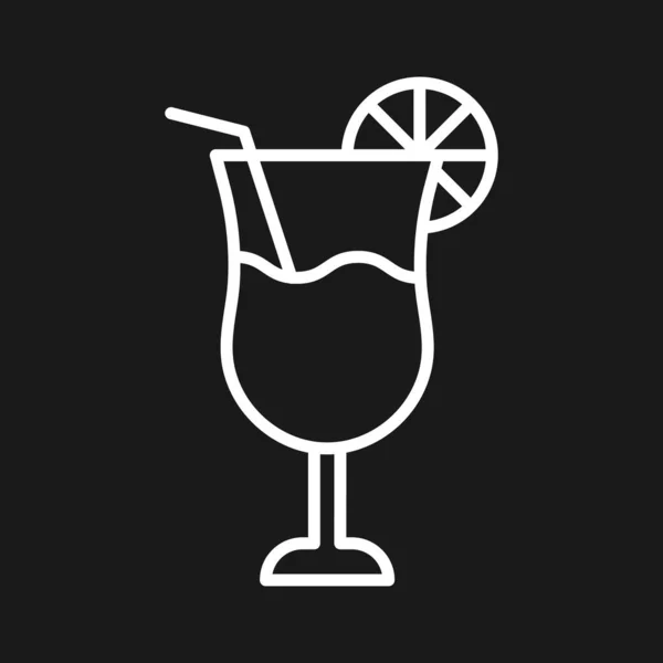 Напиток Лето Векторное Изображение Иконы Лимонада Использоваться Летнего Отдыха Подходит — стоковый вектор