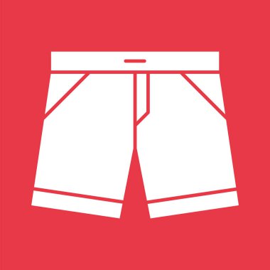 Şort, uygun, mayo ikon vektör görüntüsü. Yaz & Tatilleri için kullanılabilir. Mobil uygulamalar, web uygulamaları ve yazdırma ortamları için elverişli.