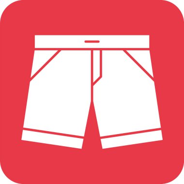 Şort, uygun, mayo ikon vektör görüntüsü. Yaz & Tatilleri için kullanılabilir. Mobil uygulamalar, web uygulamaları ve yazdırma ortamları için elverişli.